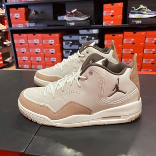 耐克AJ白棕色复古中帮气垫篮球鞋 Jordan Courtside 121 FQ6860
