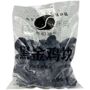 新和盛黑金鸡块半成品1kg冷冻油炸小吃脆皮炸鸡墨鱼汁酷黑炭鸡块