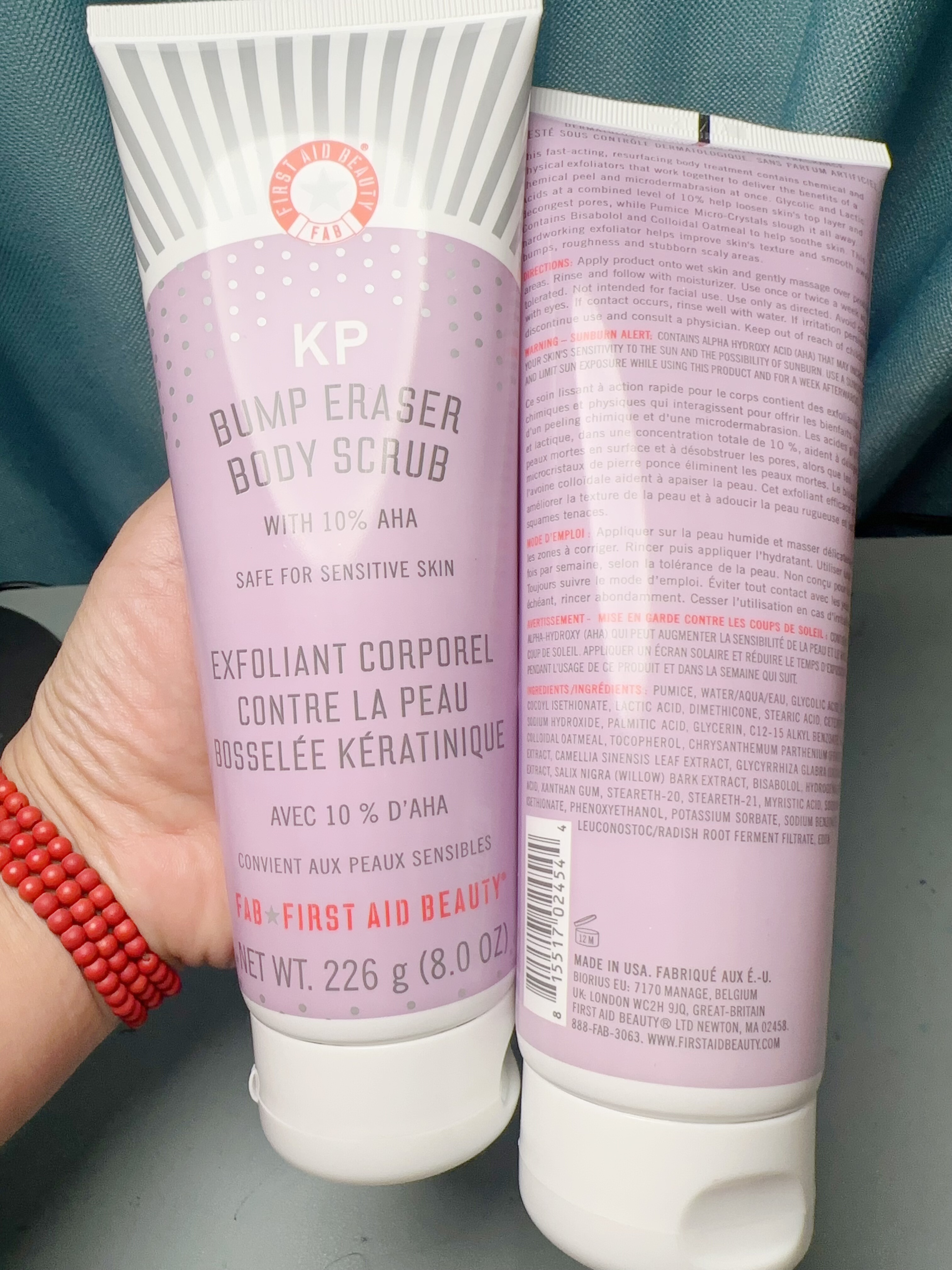 First Aid Beauty果酸身体磨砂膏KP Bump Eraser去鸡皮角质FAB