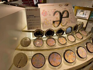 日本澳尔滨elegance雅莉格丝E大饼便携装8.8g蜜粉粉饼本土版