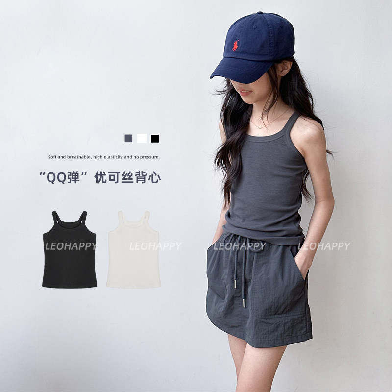 女童背心优可丝高弹儿童无袖衫