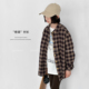 亲子上衣 秋冬大童长袖 LEOHAPPY女童格子衬衫 磨毛儿童外套2025新款