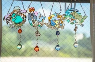 上海橡子共和国彩绘太阳捕手亚克力挂件哈尔龙猫魔女天空之城