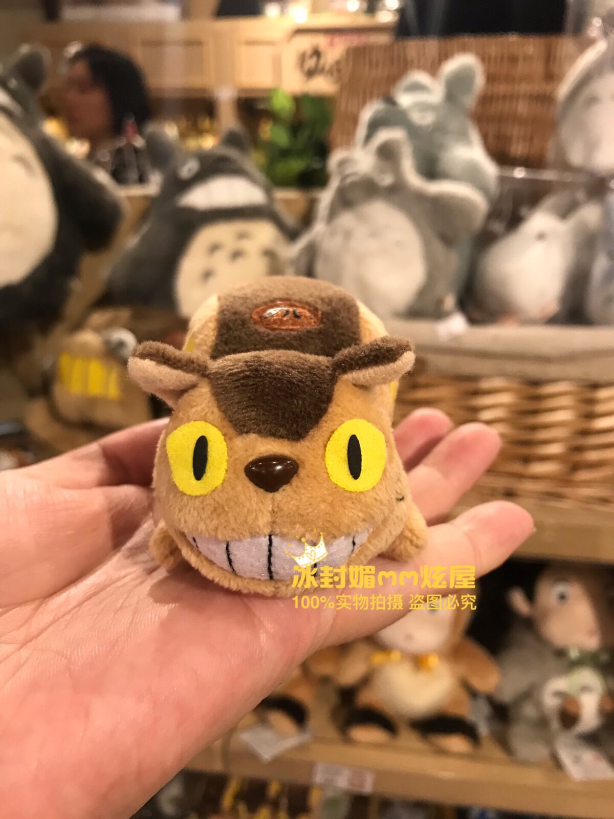 国内代购上海橡子共和国正版宫崎骏吉卜力店铺猫巴士公仔玩偶