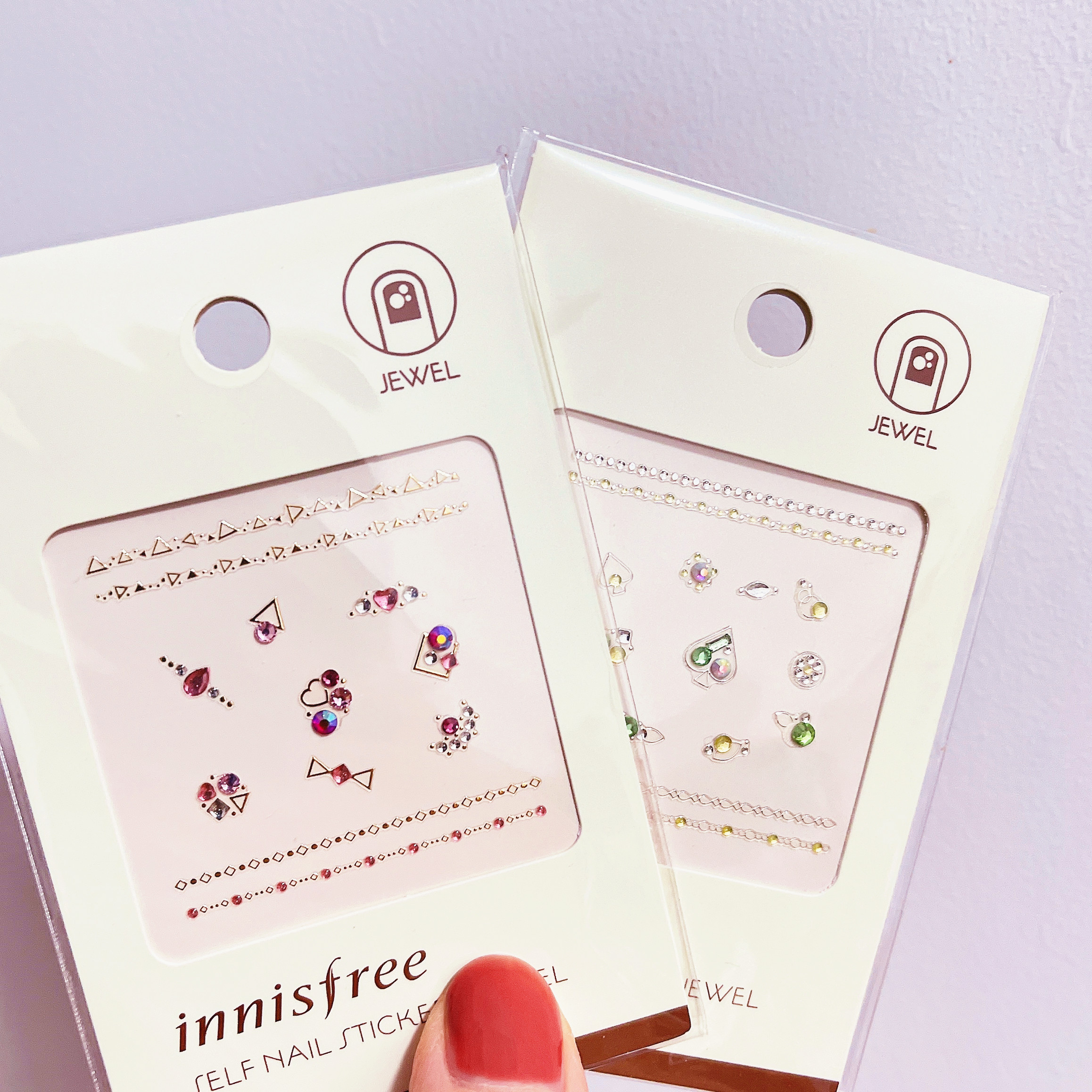 【清仓】韩国innisfree悦诗风吟指甲亮片钻石指甲贴纸立体美甲贴