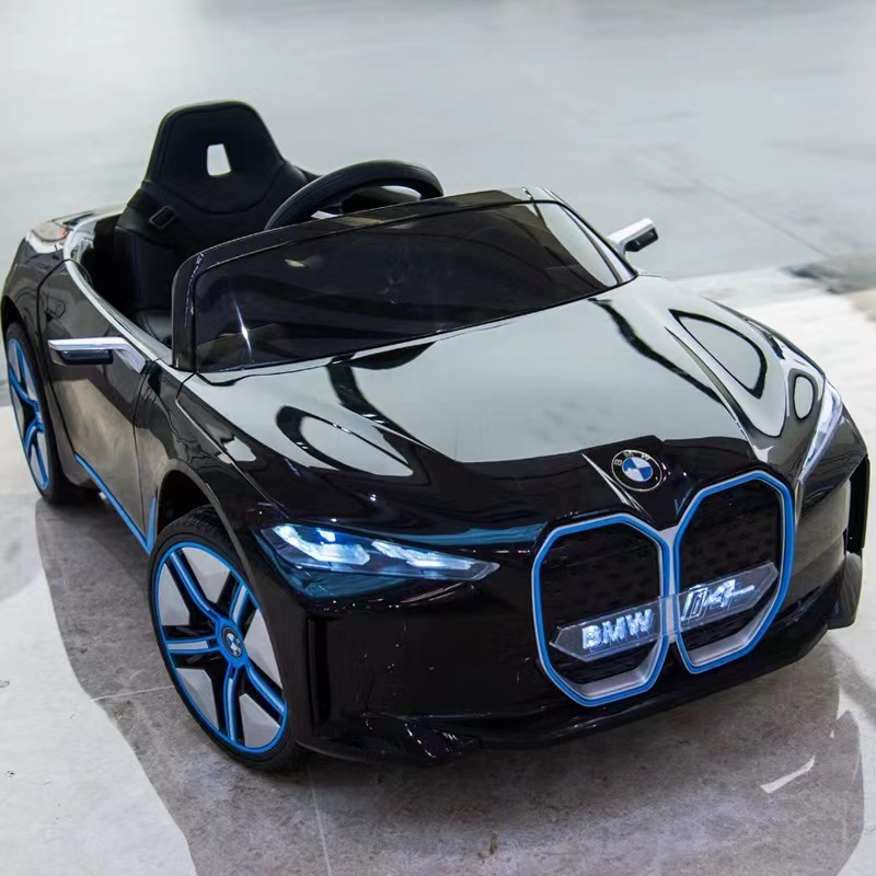 BMW宝马儿童电动车四轮跑车小孩遥控玩具汽车可坐人男女宝宝童车