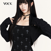 加分法则 松弛慵懒百搭遮肉坎肩针织衫 秋冬罩衫 VOCK 外搭短款 外套