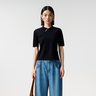 套头毛衫 短款 2431B61107吊899 FOREVER真我永恒2024秋内搭毛衫