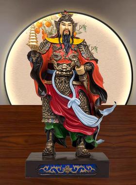 托塔李天王像树脂佛像摆件