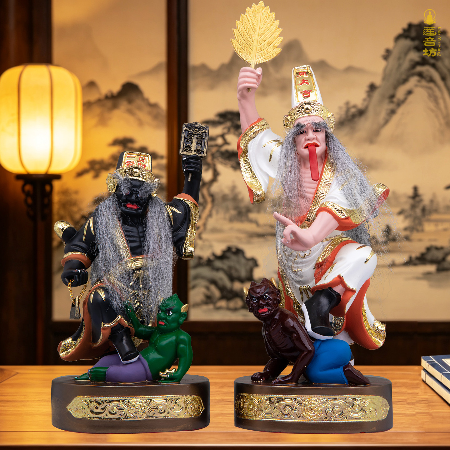 中式树脂财神供奉摆件