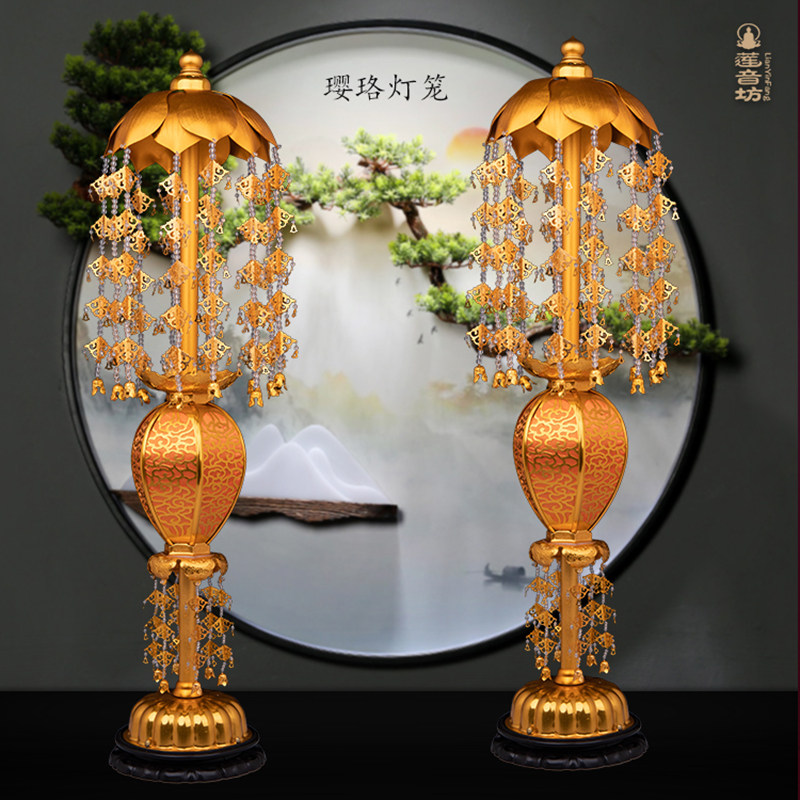佛前供灯璎珞灯笼装饰灯