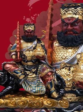 武财神赵公明神像骑虎中路摆件