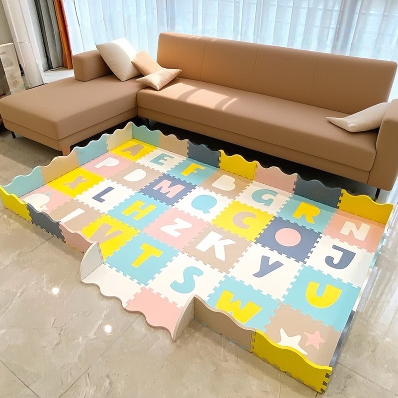 儿童围栏数字字母拼图卧室无味爬爬垫环保拼接泡沫地垫宝宝爬行垫