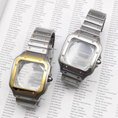 方形NH35表壳套件 40MM改装 手表配件 潜水机械手表表壳NH36机芯