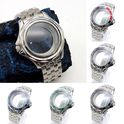 手表配件海马300表壳套件 007改装男士机械 NH35/36机芯表壳表带