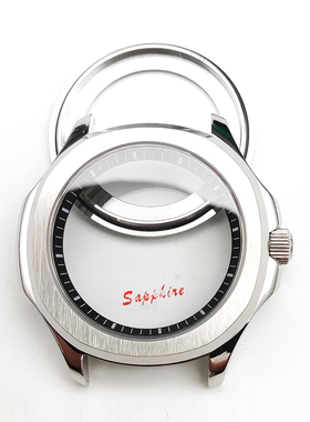 改装手雷表壳套件NH35/36机芯 黑色42MM玫瑰金手表表壳 蓝宝石