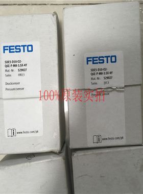 费斯托FESTOSDE5-D10-O2-Q6E-P-M8-3.5X-4Y 529027压力开关