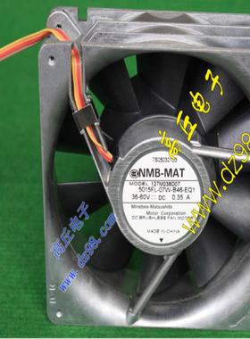 NMB-MAT 127M038D07 36-60V 035A 滚珠轴承风扇 金属支架