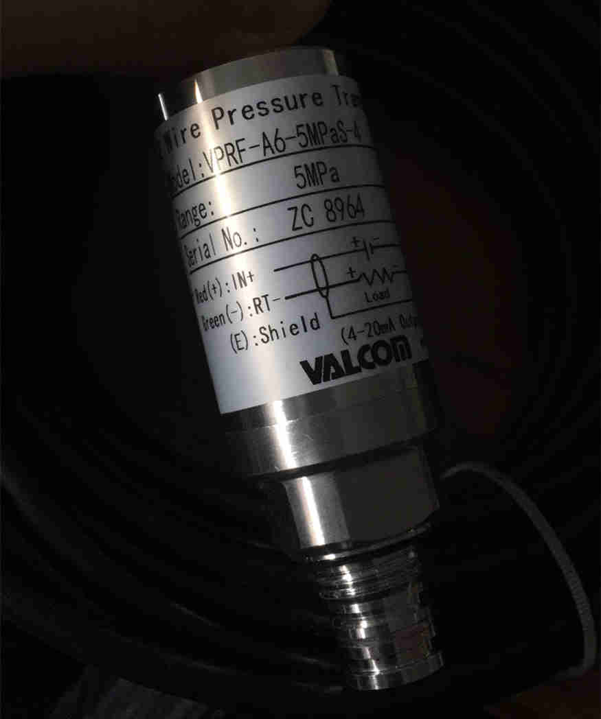 询价盾构机配件压力传感器 VALCOM VPRF-A6-2MPaS-4中交天和小松