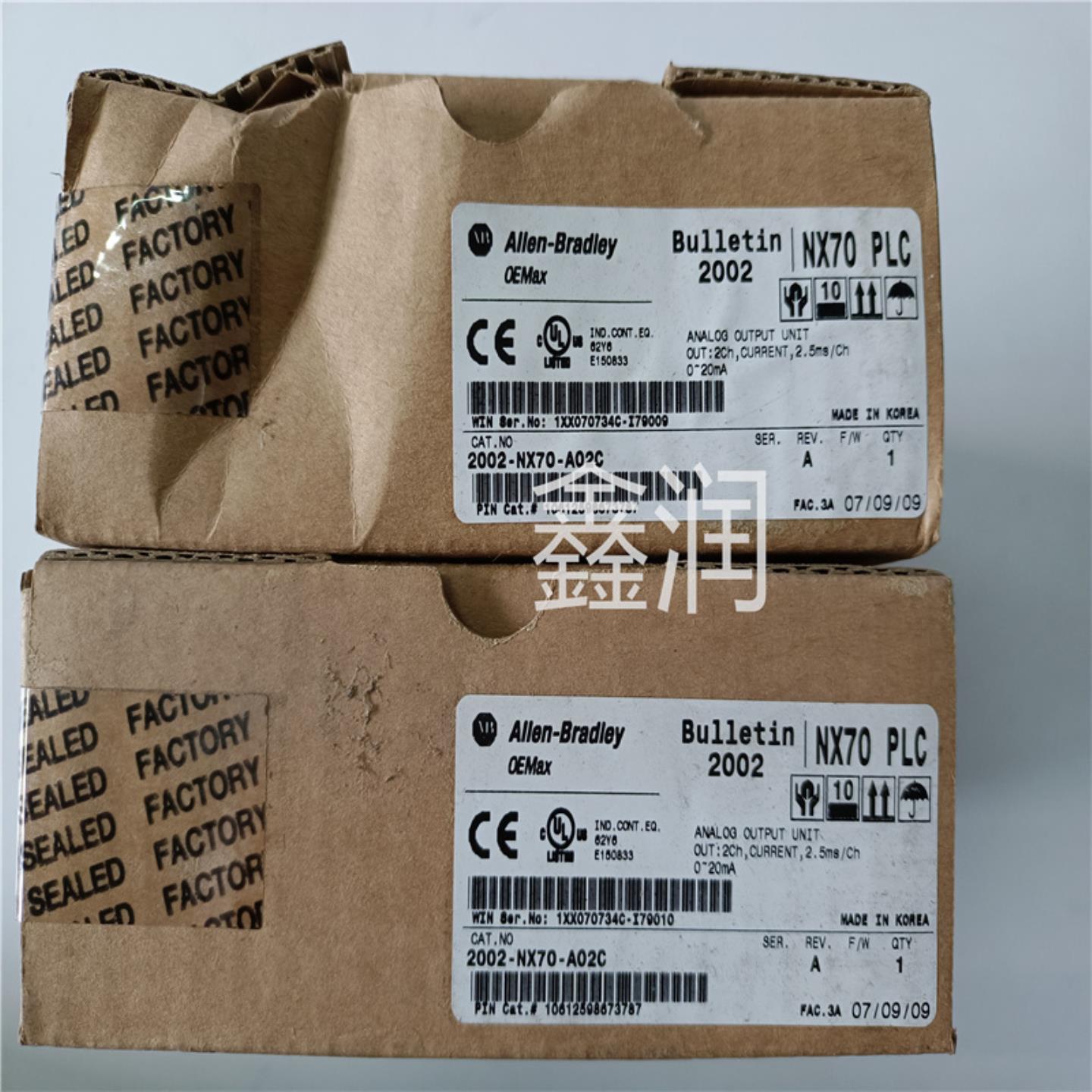 AB NX70系列PLC模块2002-NX70-A02C全新款未开封 议价