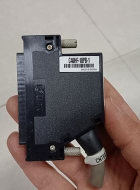 拆机韩国三元IOLINK连接线插头C40HF-10PB-1实物拍摄