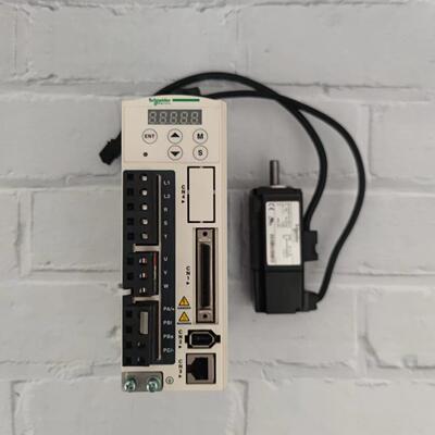 二手100瓦伺服驱动电机套装LXM23DU01M3XBCH0401012A1C