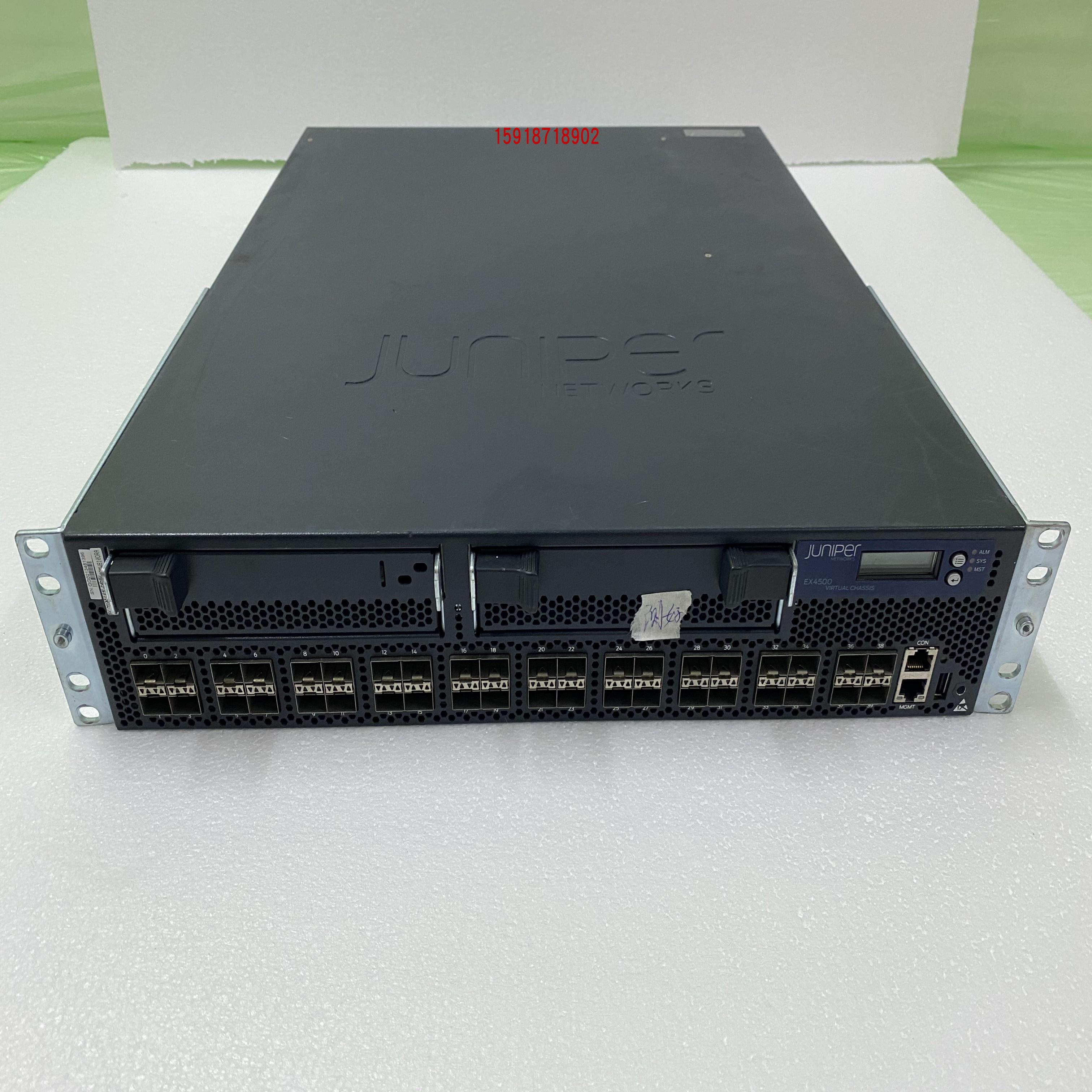 jper EX4500-40F-VC1-BF 40口万兆SFP+ 10G核心万兆交换机双电