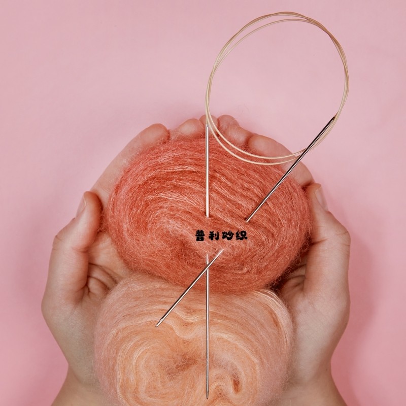 德国addi环针105-7环形针60cm方针围巾毛线针不锈钢进口编织工具