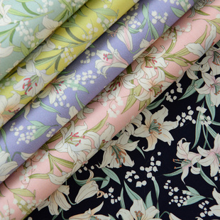 全棉田园风小清新碎花手工diy连衣裙娃娃衣布料纯棉棉布百合素雪