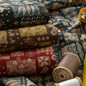 画 饰布料背景布书衣抱枕布田园版 棉麻布料zakka风格 手工diy家居装