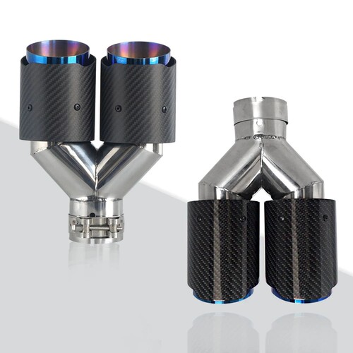 Sumsoo不锈钢碳纤维尾喉通用改装