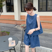 夏季 薄款 牛仔套装 现货 133 5233P125控178