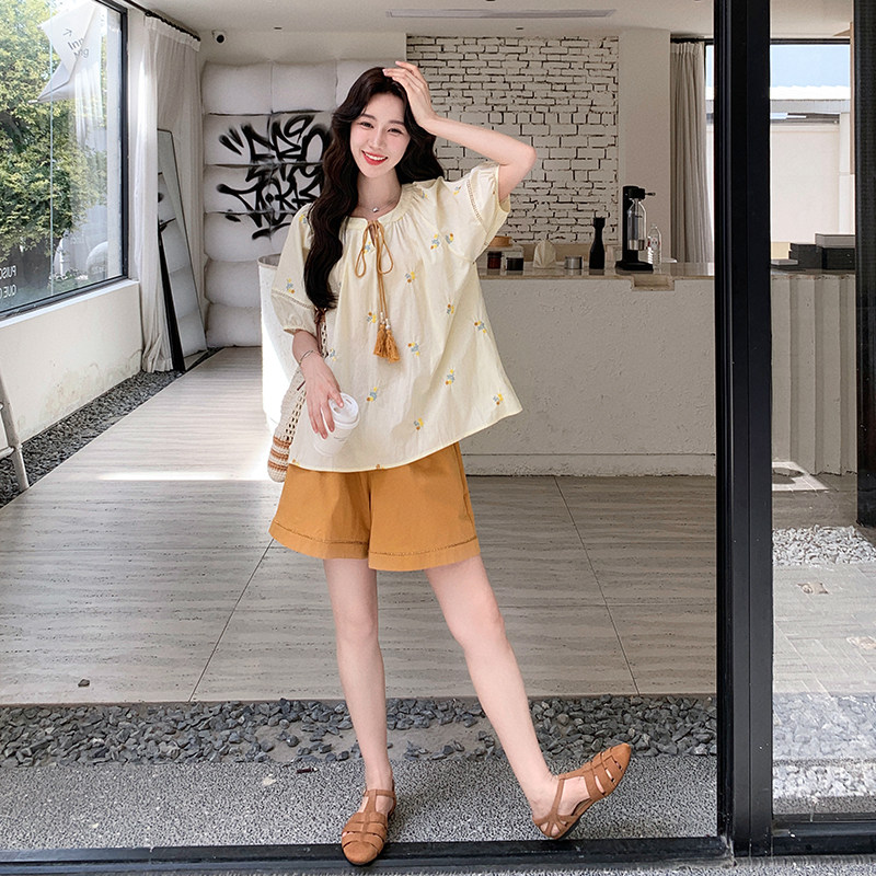 现货夏季上衣短裤两件套装2713P145K218,女装套装/套裙,浙宝133