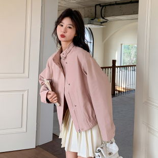 通勤短外套133 现货 粉色韩版 新款 8032P155控218 春季