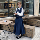 现货数据好春秋季新款牛仔马甲半身裙衬衫三件套装5828P160控228，商品下架区，浙宝133