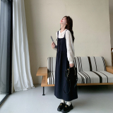 大货已出春季新款衬衫吊带连衣裙两件套装7265-p185控288，女装套装/套裙，浙宝133