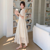 蕾丝收腰显瘦连衣裙133 现货 夏季 2608P135控198