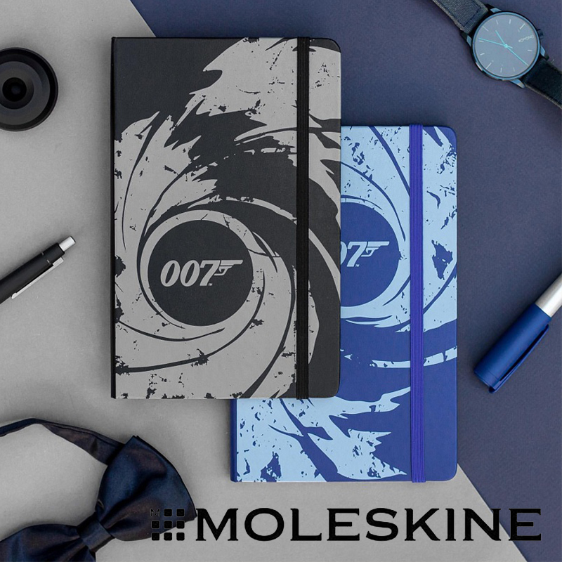 绝版正品moleskine笔记本电影007詹姆斯邦德限量记事本子手账礼品