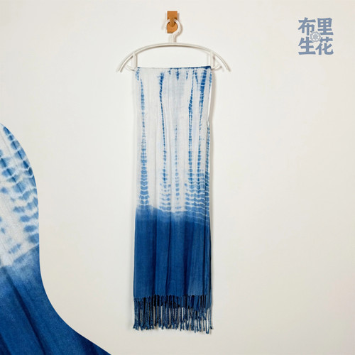 扎染手工布艺防晒披肩围巾