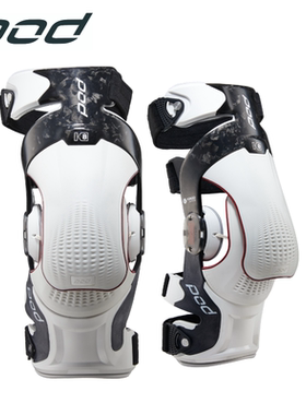 POD K8摩托车骑行护膝活动轴碳纤维越野防摔骑士护具机防护护腿