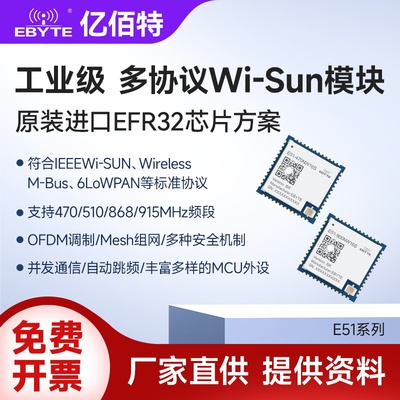 WI-SUN物联网无线通信收发模块