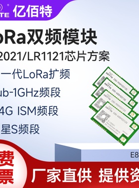 LoRa双频无线2.4G通信模块LR1121/LR2021物联网Sub-G 卫星S频段