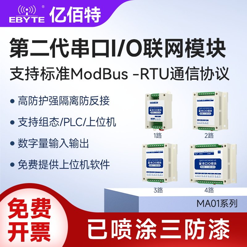 I/O联网模块RS485通讯Modbus图片
