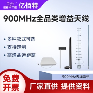 亿佰特900MHz定向平板玻璃钢八木天线大功率RFID高频室外高增益