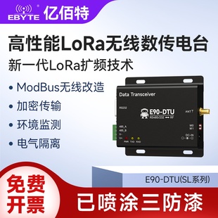 亿佰特LoRa模块远程通讯SX1268射频芯片485无线数传电台中继组网