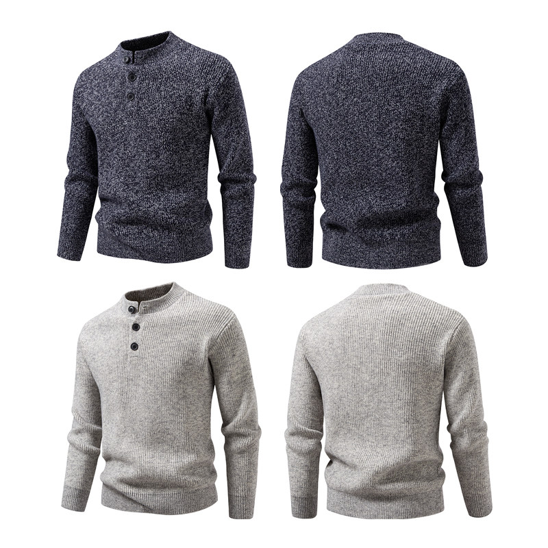 跨境外贸2025毛衣针织衫男士休闲上衣个性衣服潮外套亚马逊速卖通