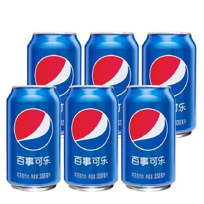 330ml*6听罐装整箱饮品送易拉罐