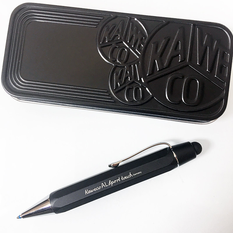 包邮德国KAWECO金属SPORT不锈钢文艺口袋两用圆珠笔iphone触控笔