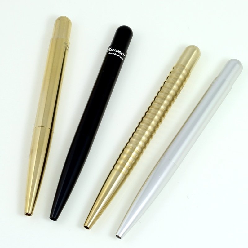 新年包邮德国Kaweco Liliput系列极细口袋圆珠笔铝合金黄铜小铜棍