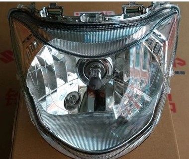 济南轻骑铃木摩托车配件qs110乐至QS110T前大灯总成前照灯照明灯